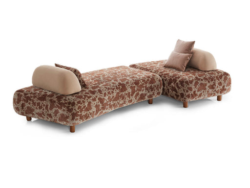 Bubble Sectional Sofa in Brown - 200-ELI-BUB-DSN-112-T-881-S