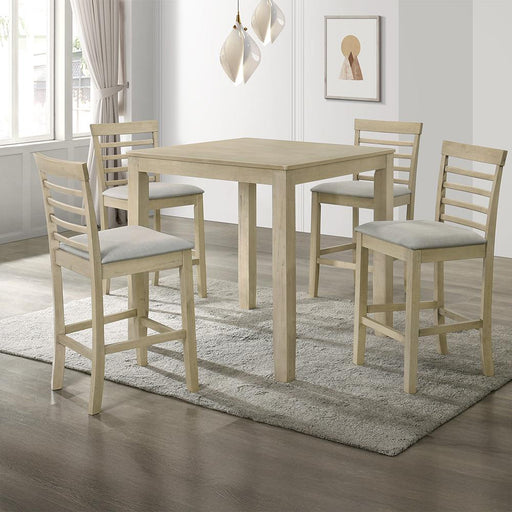 Burgos - 5PC Pub Set, Table and 4 Chairs - D571-5PC-Set