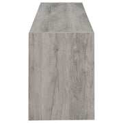 Burke 2-door Engineered Wood 71-inch TV Stand Grey Driftwood - 701025