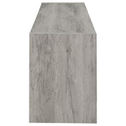 Burke 2-door Engineered Wood 71-inch TV Stand Grey Driftwood - 701025