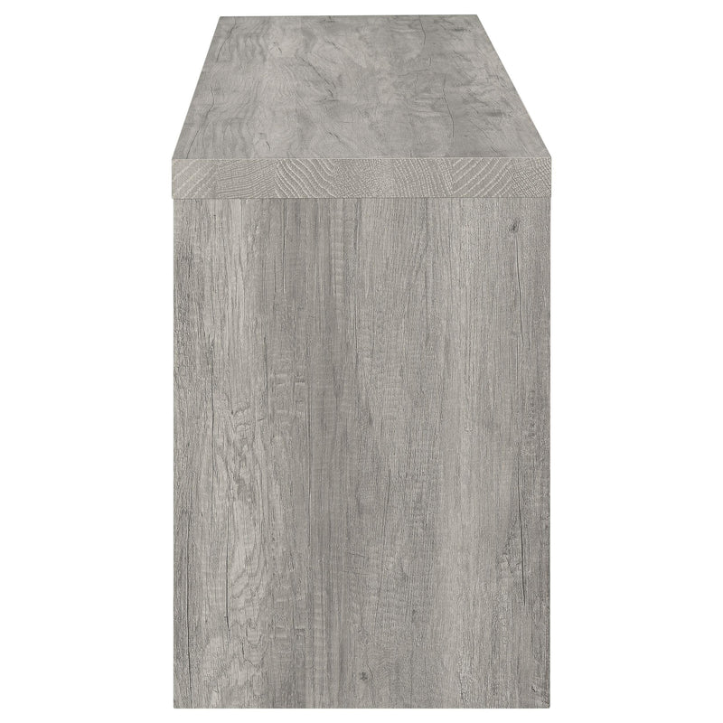 Burke 2-drawer Engineered Wood 59-inch TV Stand Grey Driftwood - 701024