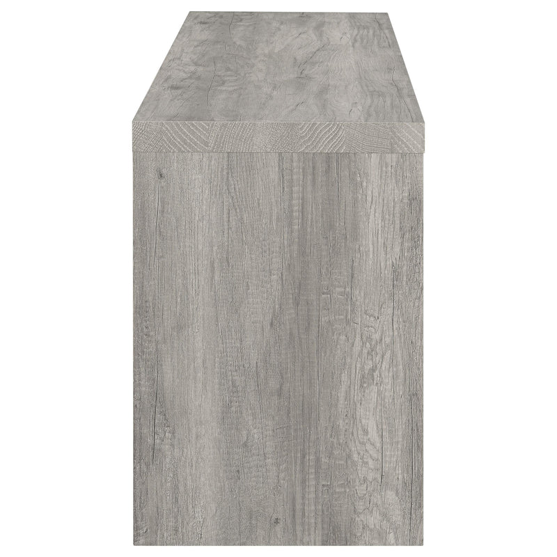 Burke 2-drawer Engineered Wood 59-inch TV Stand Grey Driftwood - 701024