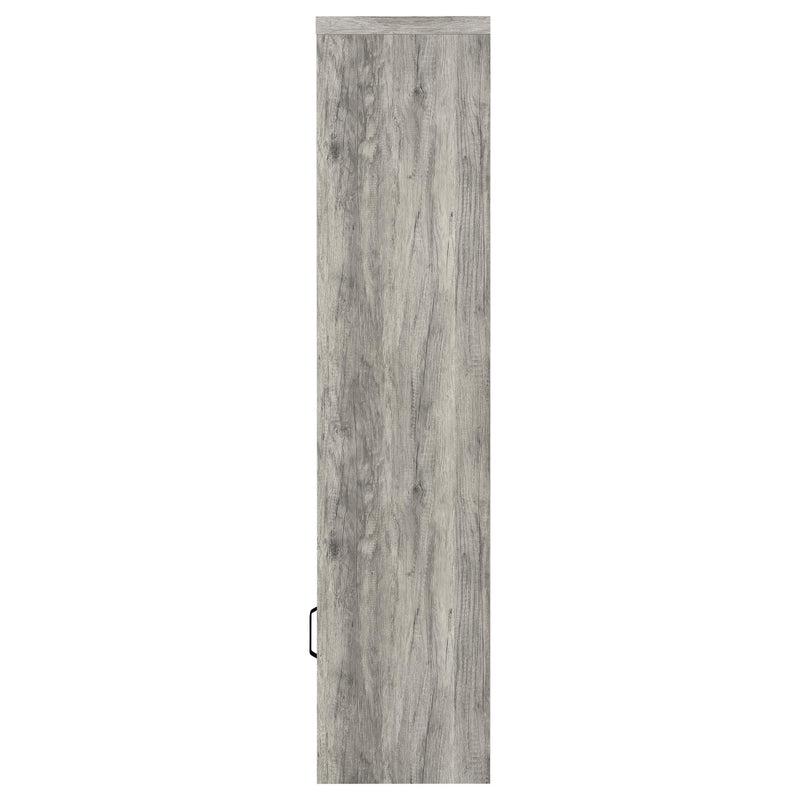 Burke 3-piece 59-inch TV Entertainment Center Grey Driftwood - 701024-SET