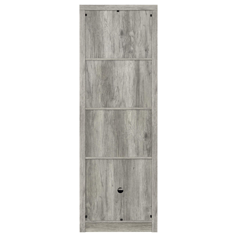 Burke 3-piece 59-inch TV Entertainment Center Grey Driftwood - 701024-SET