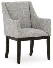 Burkhaus Dark Brown Dining Arm Chair (Set of 2) - D984-01AX2