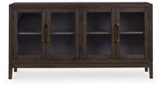 Burkhaus Dining Table and 8 Chairs with Storage in Dark Brown - PKG013374