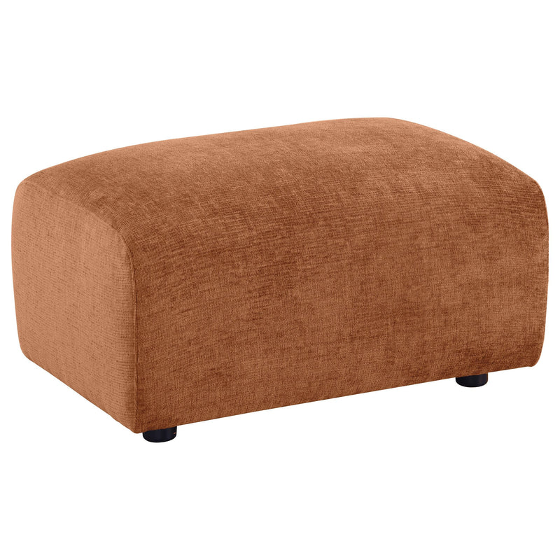 Burnett 4-piece Chenille Upholstered Sofa Set Burnt Orange - 504951-S4