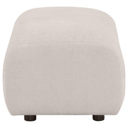 Burnett 4-piece Chenille Upholstered Sofa Set Ivory - 504955-S4