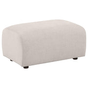 Burnett 4-piece Chenille Upholstered Sofa Set Ivory - 504955-S4