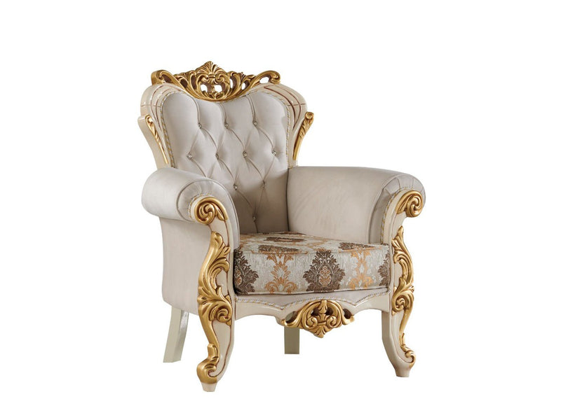 Buse 31" Wide Tufted Armchair - Traditional Accent Chairs