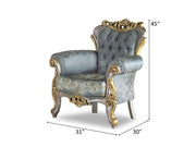 Buse 31" Wide Tufted Armchair - Traditional Accent Chairs