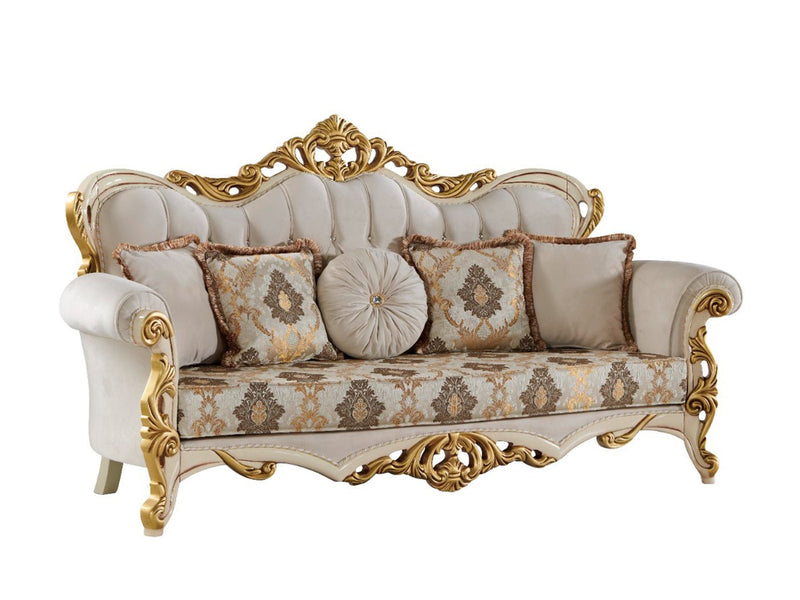 Buse 90" Wide Tufted Traditional Sofa - Traditional Sofas