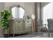 Buse Diningroom Consol With Mirror Light Green - 115-BUS-HM620-CONWM