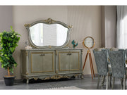 Buse Diningroom Consol With Mirror Light Green - 115-BUS-HM620-CONWM