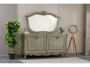 Buse Diningroom Consol With Mirror Light Green - 115-BUS-HM620-CONWM