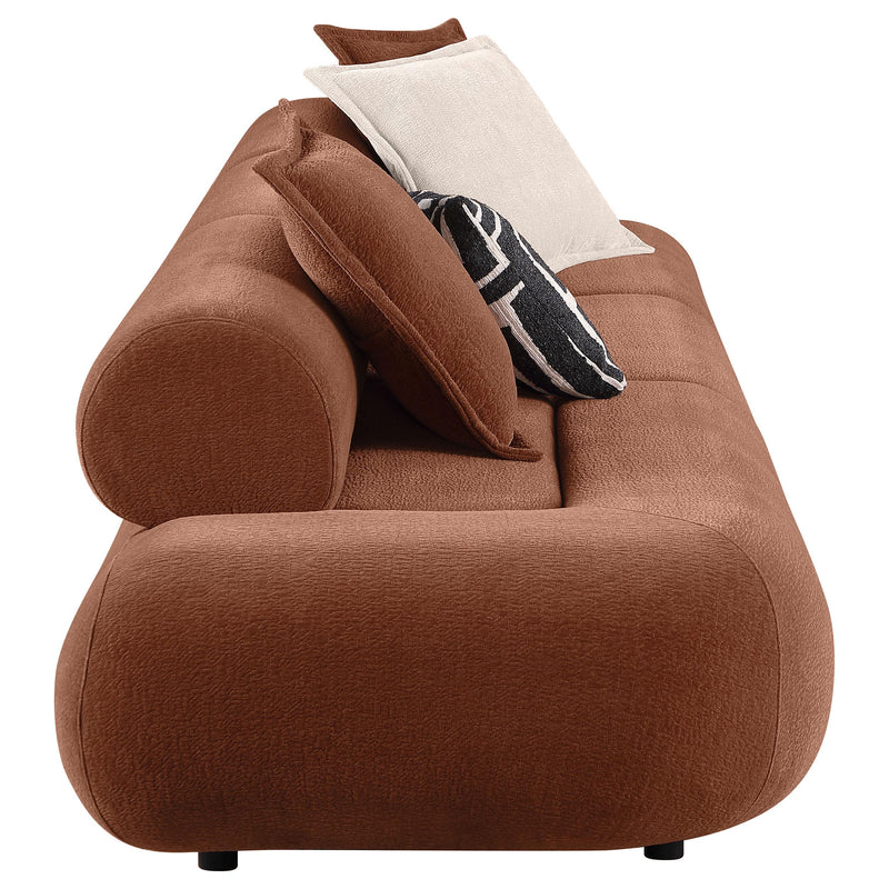 Byrne 143-inch Velvet Modular Bumper Sectional Sofa Rust - 503991-SET