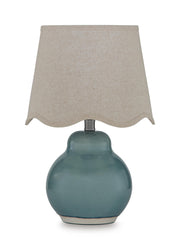 Byronburg Blue/Beige Table Lamp - L180224