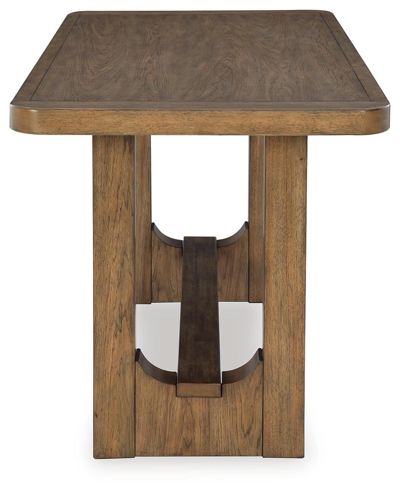 Cabalynn Counter Height Dining Table and 4 Barstools - D974D5
