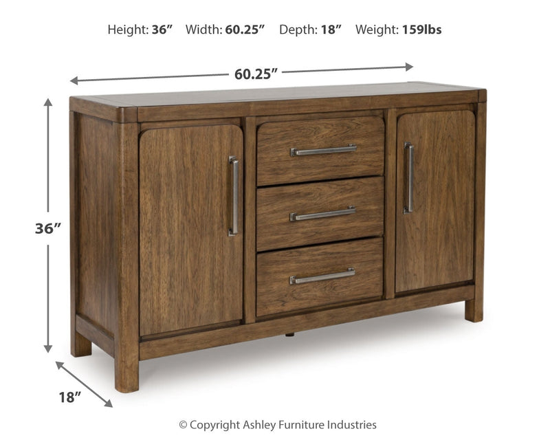 Cabalynn Counter Height Dining Table and 4 Barstools with Storage in Light Brown from Ashley - Lara Furniture