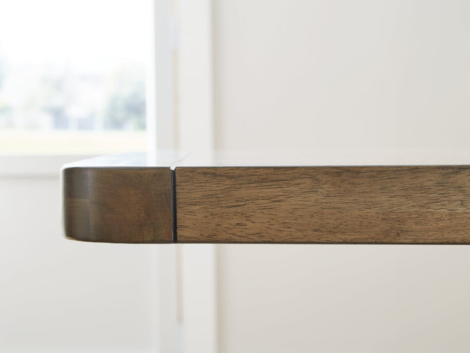 Cabalynn Light Brown Dining Table and 4 Chairs and Bench - Gate FurnitureDining Room Set