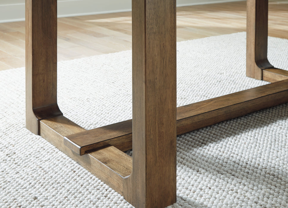 Cabalynn Light Brown Dining Table and 4 Chairs and Bench - Gate FurnitureDining Room Set