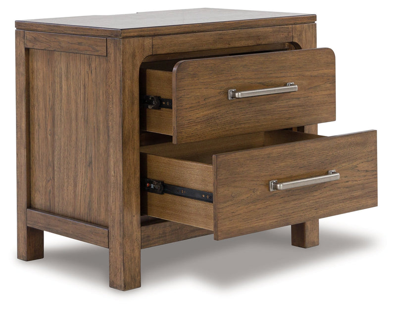 Cabalynn Light Brown Panel Storage Bedroom Set from Ashley - Lara Furniture