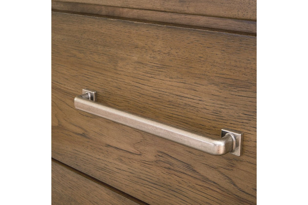 Cabalynn Light Brown Panel Storage Bedroom Set - Gate FurnitureBedroom Set