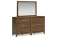 Cabalynn Light Brown Panel Storage Bedroom Set - Gate FurnitureBedroom Set