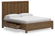 Cabalynn Light Brown Panel Storage Bedroom Set - Gate FurnitureBedroom Set