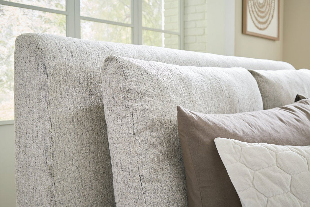 Cabalynn Light Brown Queen Upholstered Bed - Gate FurnitureQueen Bed