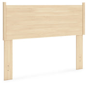 Cabinella Full Panel Headboard with Dresser and 2 Nightstands in Tan - PKG017213