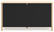 Cabinella Full Panel Headboard with Dresser and 2 Nightstands in Tan - PKG017213