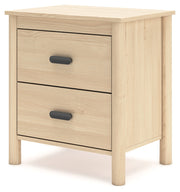 Cabinella Full Platform Panel Bed with Dresser, Chest and 2 Nightstands in Tan - PKG017229
