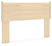 Cabinella Queen Panel Headboard with 2 Nightstands in Tan - PKG017284
