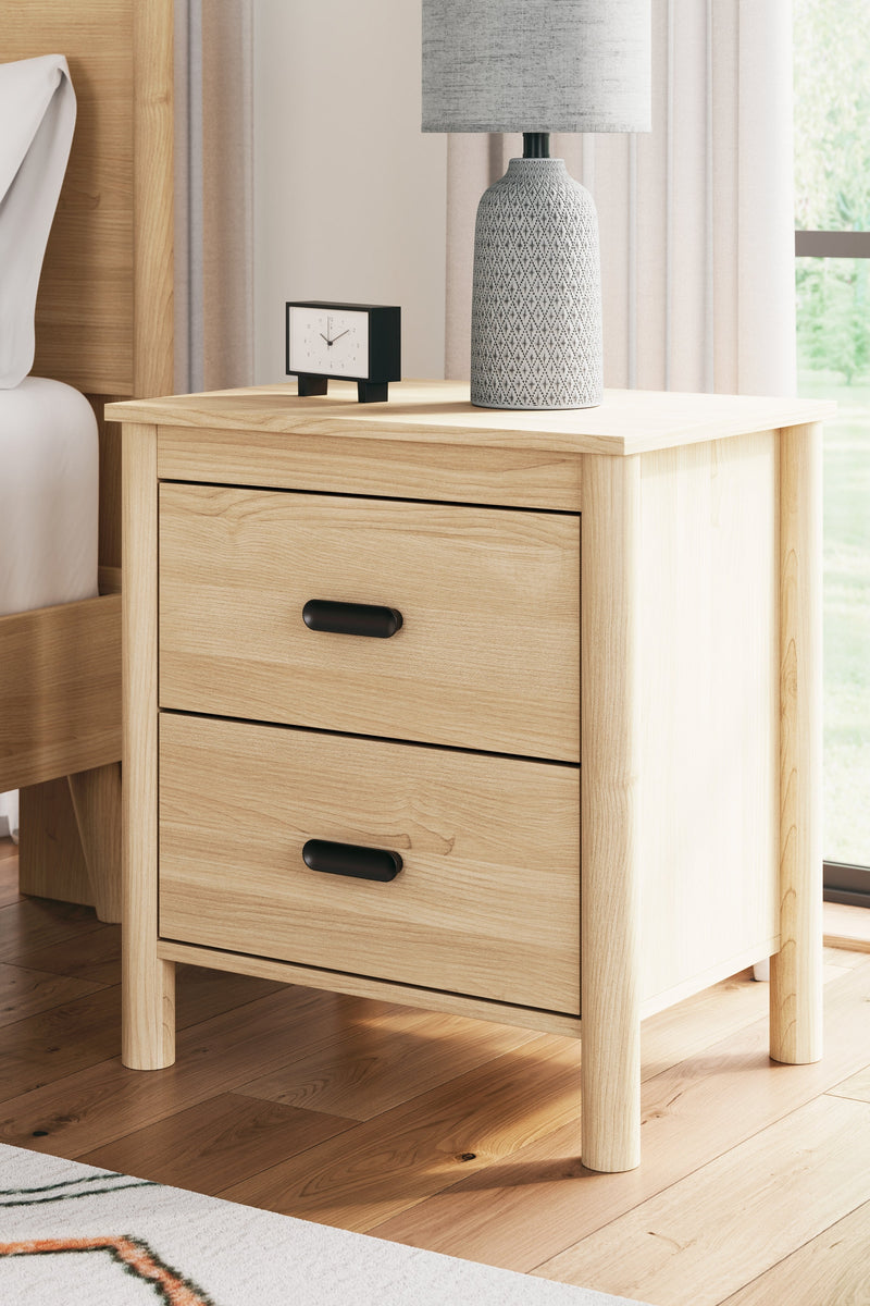 Cabinella Queen Panel Headboard with Dresser, Chest and Nightstand in Tan - PKG017288