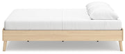 Cabinella Queen Platform Bed with Dresser, Chest and 2 Nightstands in Tan - PKG017292