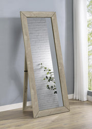Cadence Tempered Glass Full Length Mirror Grey Washed Oak - 961655