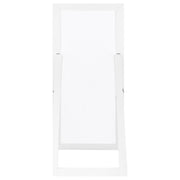 Cadence Tempered Glass Full Length Mirror White High Gloss - 961656