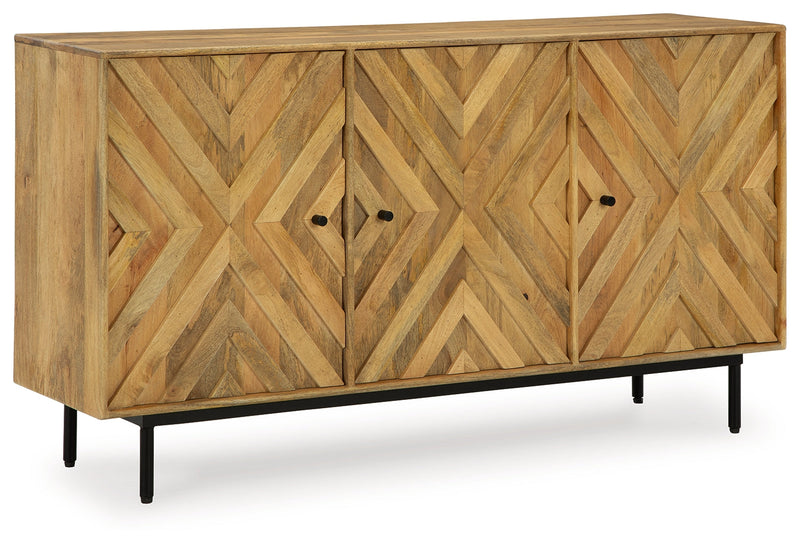 Cadewick Natural Accent Cabinet - A4000570