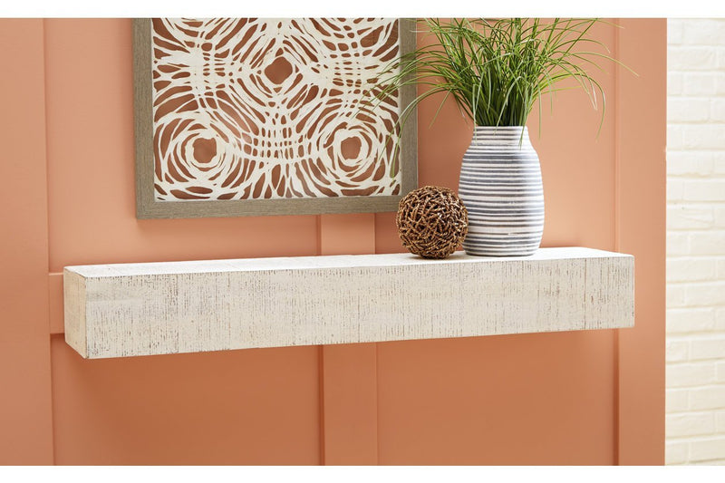 Cadmon Antique White Wall Shelf - Gate FurnitureShelf
