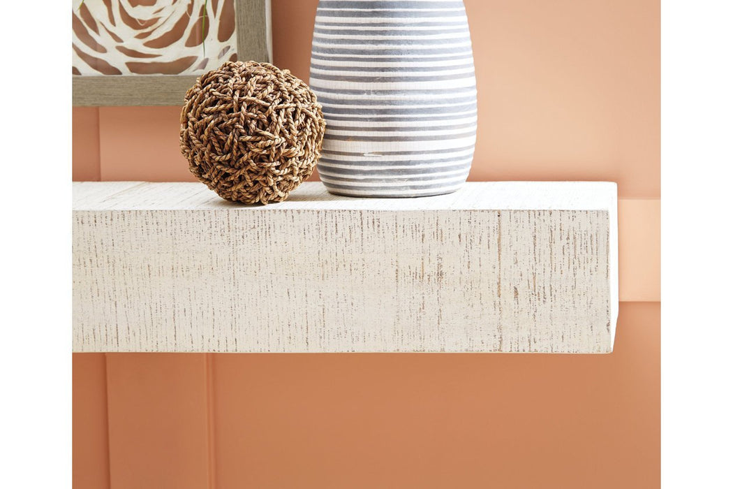 Cadmon Antique White Wall Shelf - Gate FurnitureShelf
