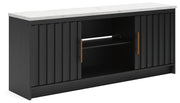 Cadmori Black/White 63" TV Stand - W2616-468