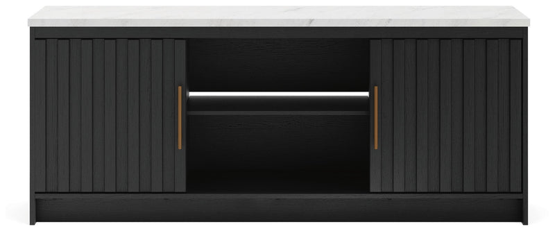 Cadmori Black/White 63" TV Stand - W2616-468