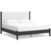 Cadmori Black/White Upholstered Panel Bedroom Set - Gate FurnitureBedroom Set