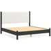 Cadmori Black/White Upholstered Panel Bedroom Set - Gate FurnitureBedroom Set