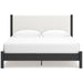 Cadmori Black/White Upholstered Panel Bedroom Set - Gate FurnitureBedroom Set