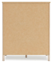 Cadmori Queen Upholstered Panel Bed with Mirrored Dresser, Chest and Nightstand in Two-tone from Ashley - Lara Furniture