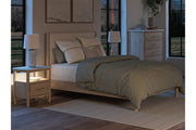 Cadmori Two - tone Queen Upholstered Platform Bed - Lara FurnitureQueen Bed