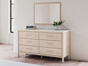Cadmori Two-tone Upholstered Panel Bedroom Set from Ashley - Lara Furniture
