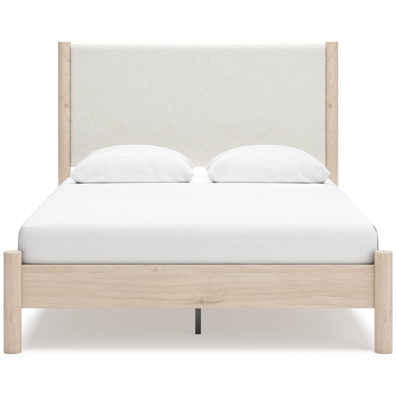 Cadmori Two-tone Upholstered Panel Bedroom Set from Ashley - Lara Furniture